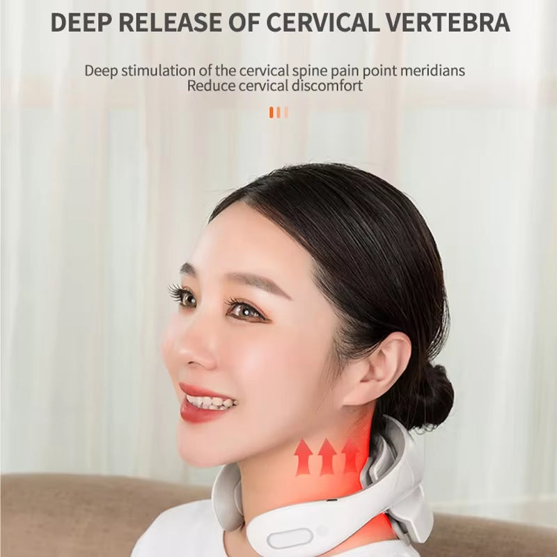 Pulserelief™ – Wireless Neck & Shoulder Massager with Heat & TENS Therapy