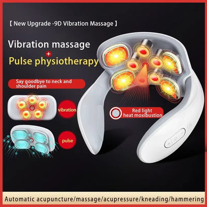 Pulserelief™ – Wireless Neck & Shoulder Massager with Heat & TENS Therapy